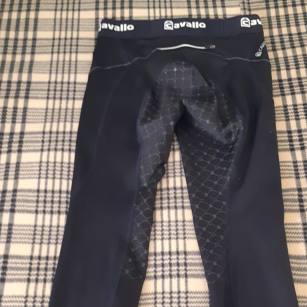 Cavallo full seat equestrian riding tights Navy USA size 30